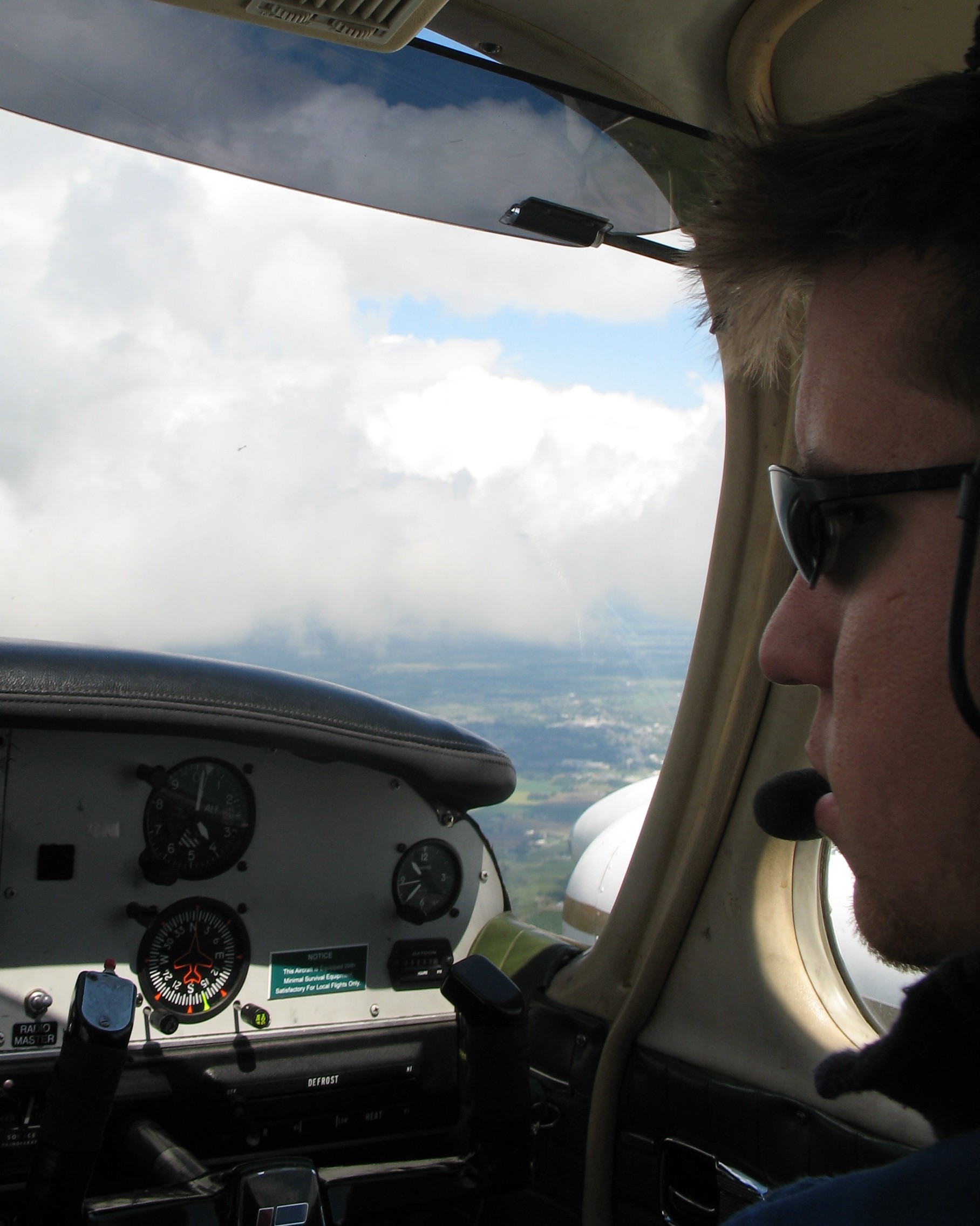 Senior Flight Instructor Phil Craig. Langley Flying School.