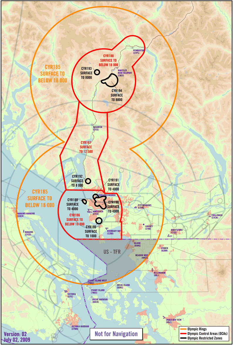 Olympic Rings, Langley Flying School