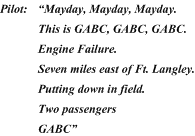 Mayday Communications, Langley Flying School